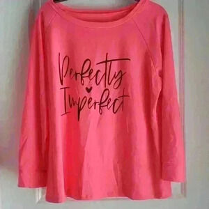 Pink top.  Sz XL. Bought online,  no brand.